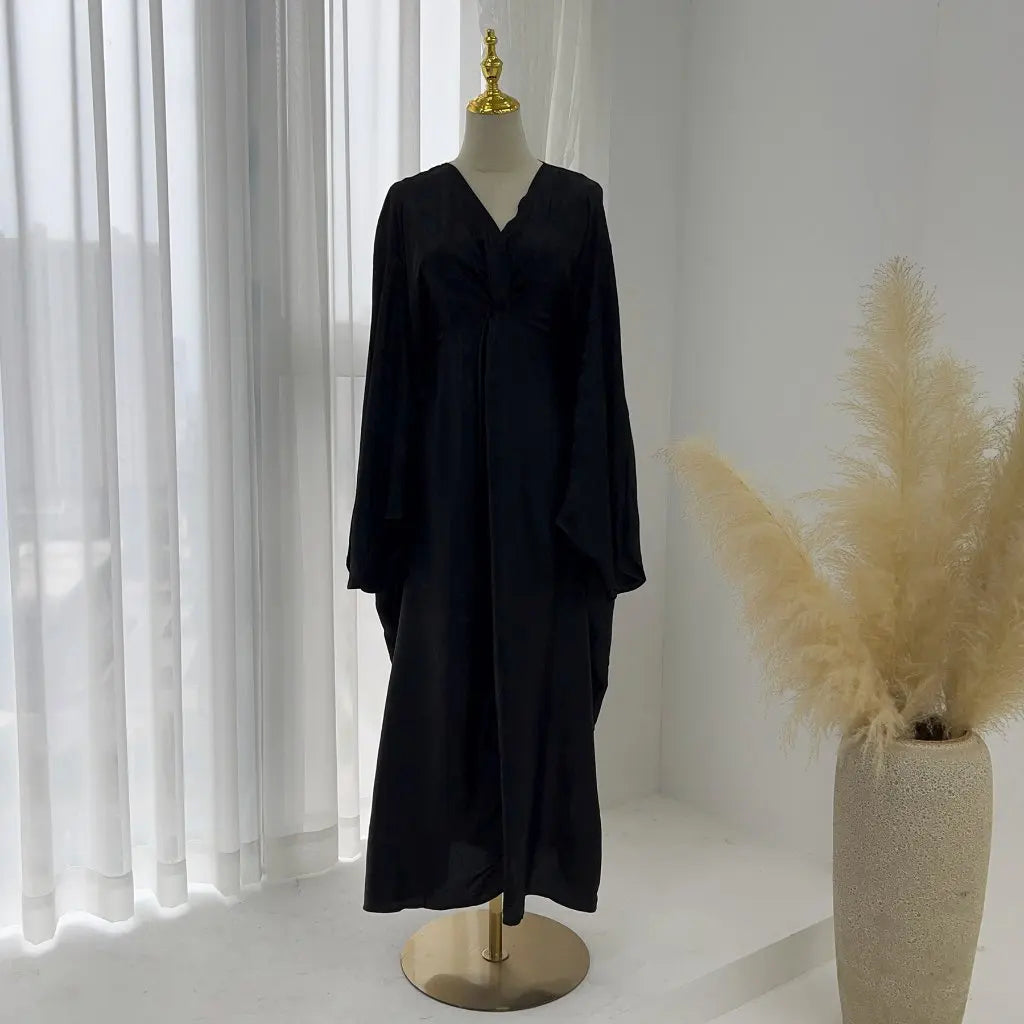 Loriya Elegant Spring Summer Party Dress Robe Abaya LR824 Size L/XL/XXL/XXXL for plus Size Women Fashionable Outerwear