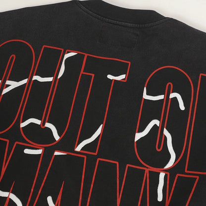 Vintage Washed Godspeed Long-sleeved T-shirts Rock Roll Tee Skull Racing Driver Print Loose Streetwear Tops Men Women