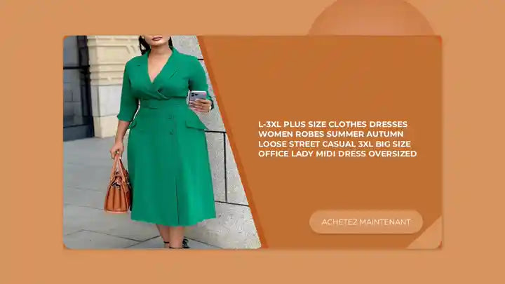 L-3XL Plus Size Clothes Dresses Women Robes Summer Autumn Loose Street Casual 3XL Big Size Office Lady Midi Dress Oversized by@Outfy
