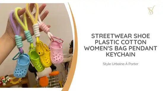 streetwear shoe plastic cotton women's bag pendant keychain by@Outfy