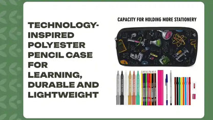 Technology-Inspired Polyester Pencil Case for Learning, Durable and Lightweight by@Outfy